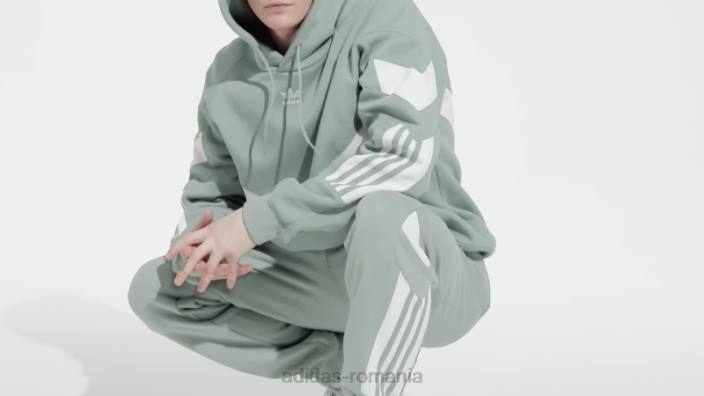 Adidas pantaloni de trening rekive verde argintiu fierbinte bărbați verde argintiu 2JBN5451