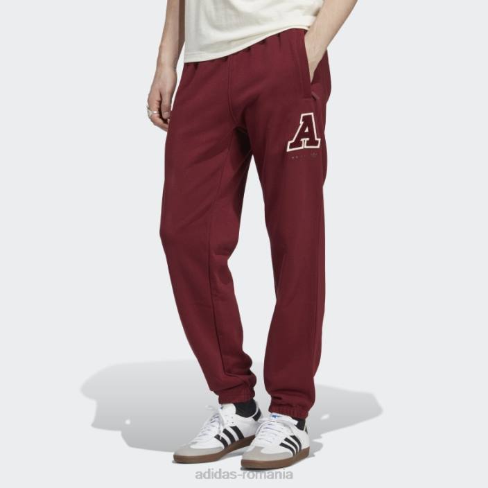 Adidas pantaloni de trening rifta metro aac roșu fierbinte bărbați roșu 2JBN5693