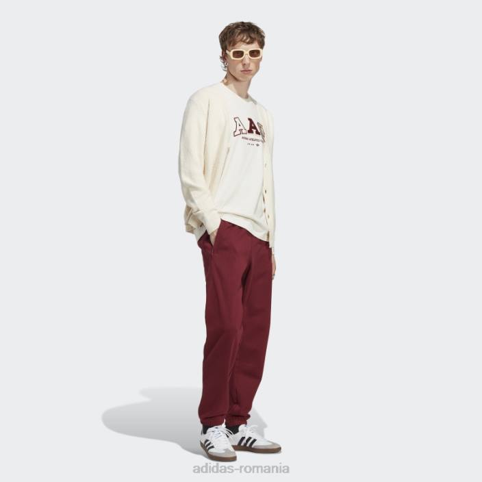 Adidas pantaloni de trening rifta metro aac roșu fierbinte bărbați roșu 2JBN5693