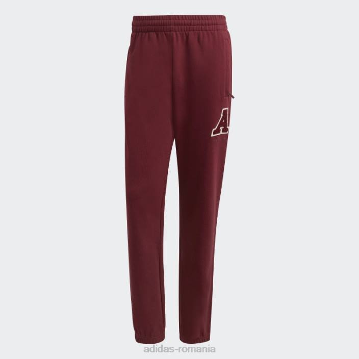 Adidas pantaloni de trening rifta metro aac roșu fierbinte bărbați roșu 2JBN5693