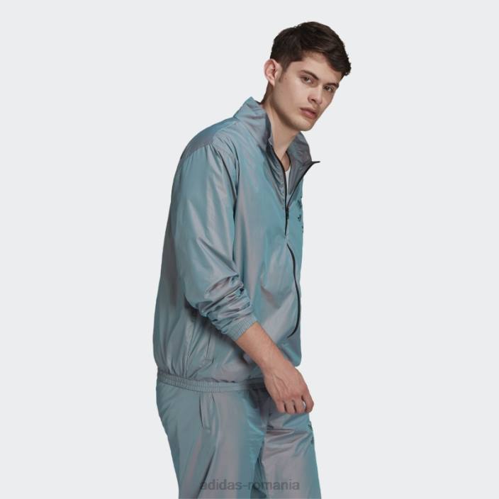 Adidas pantaloni de trening trifoil sfărâmat adicolor multicolor bărbați multicolor 2JBN15292