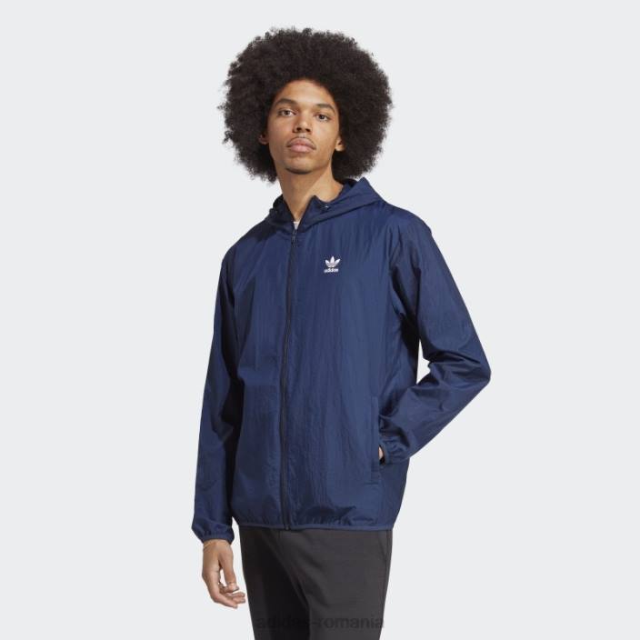 Adidas pantaloni de vânt de noapte indigo trefoil essentials adidas bărbați indigo de noapte 2JBN5385