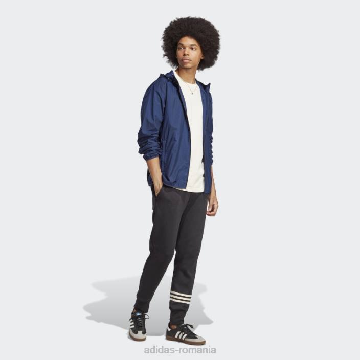 Adidas pantaloni de vânt de noapte indigo trefoil essentials adidas bărbați indigo de noapte 2JBN5385