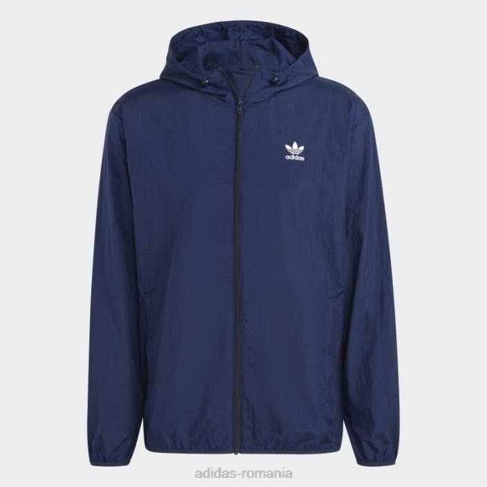 Adidas pantaloni de vânt de noapte indigo trefoil essentials adidas bărbați indigo de noapte 2JBN5385