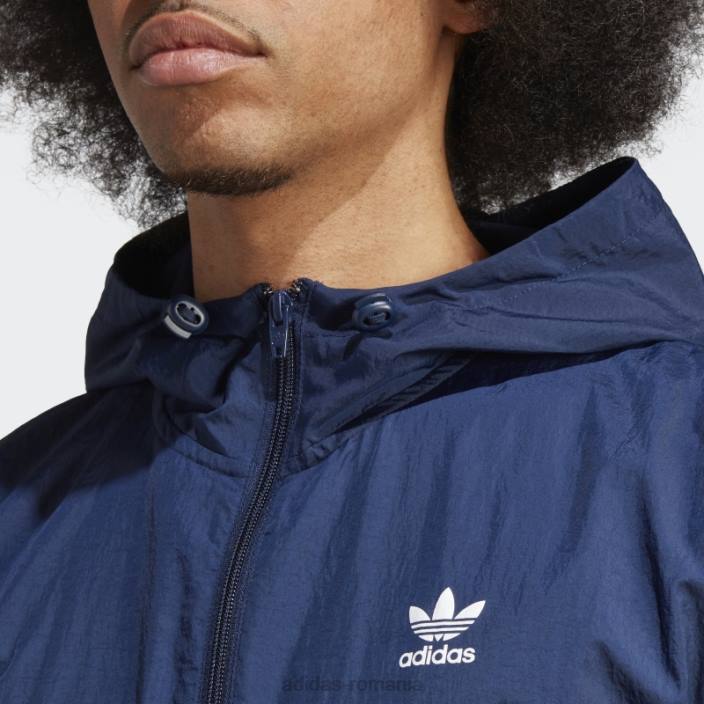 Adidas pantaloni de vânt de noapte indigo trefoil essentials adidas bărbați indigo de noapte 2JBN5385