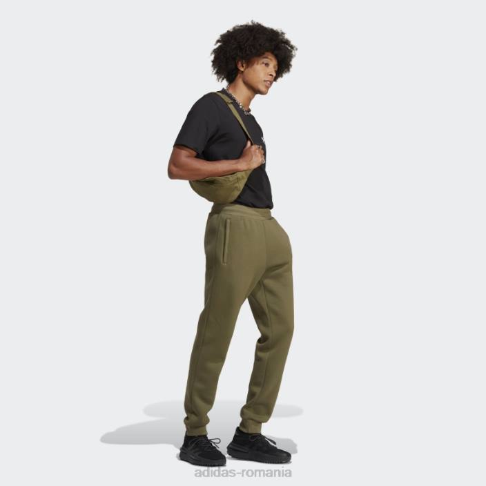 Adidas pantaloni esentiali trefoil olive bărbați măsline 2JBN4984