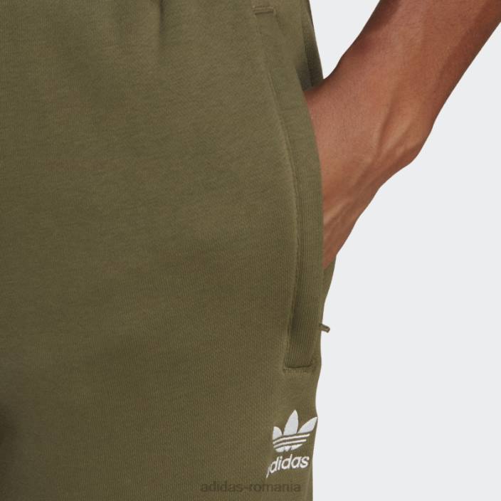 Adidas pantaloni esentiali trefoil olive bărbați măsline 2JBN4984