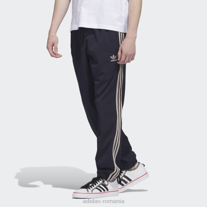Adidas pantaloni țesuți cu cerneală adidas bărbați cerneală/taupe 2JBN7479