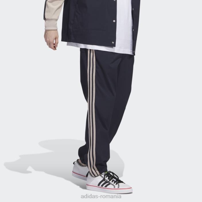 Adidas pantaloni țesuți cu cerneală adidas bărbați cerneală/taupe 2JBN7479