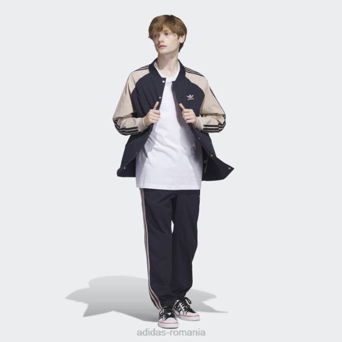 Adidas pantaloni țesuți cu cerneală adidas bărbați cerneală/taupe 2JBN7479