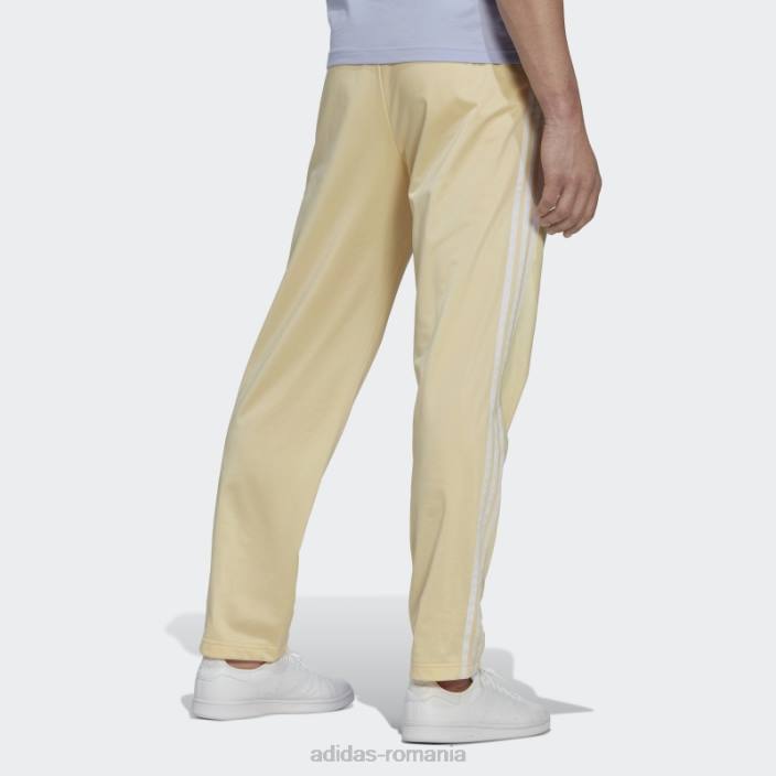 Adidas pantaloni galbeni de trening cu picioare drepte bărbați galben 2JBN14872