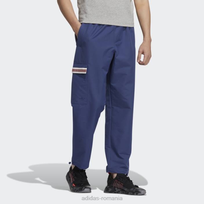Adidas pantaloni moderni de sport tech indigo bărbați tech indigo 2JBN1220