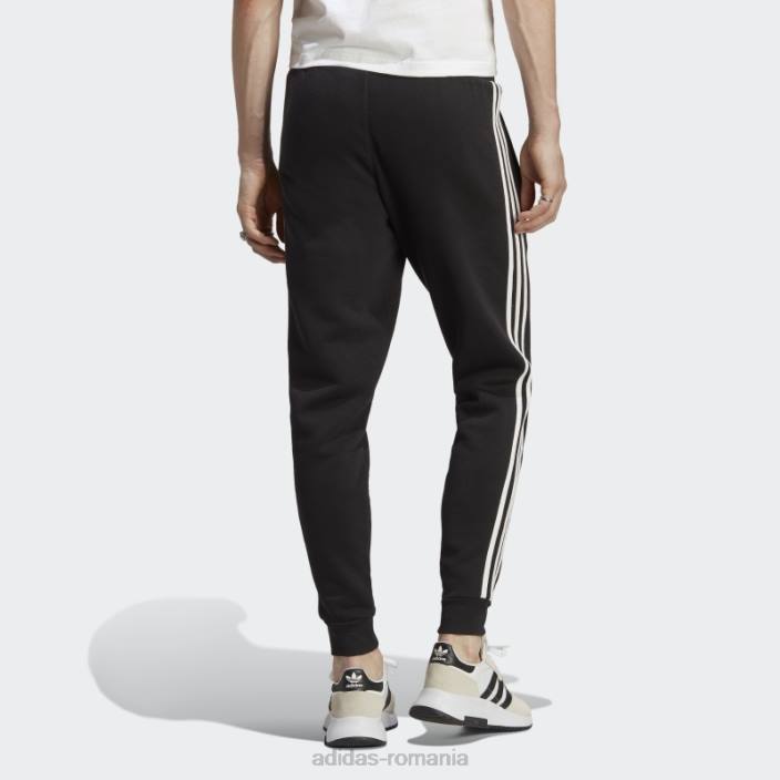 Adidas pantaloni negri adicolor classics cu 3 dungi adidas bărbați negru 2JBN6549