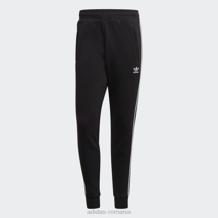 Adidas pantaloni negri adicolor classics cu 3 dungi adidas bărbați negru 2JBN6549