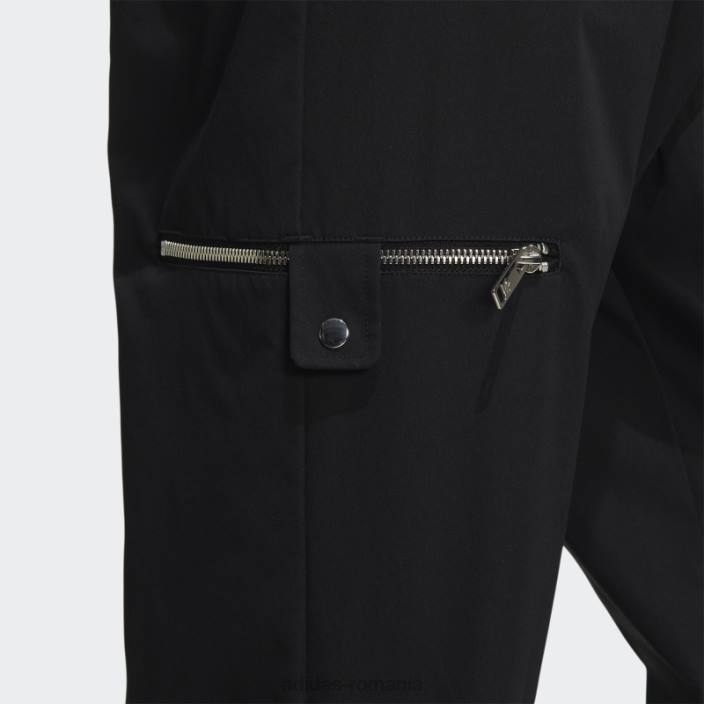 Adidas pantaloni negri cu fermoar bărbați negru 2JBN1660