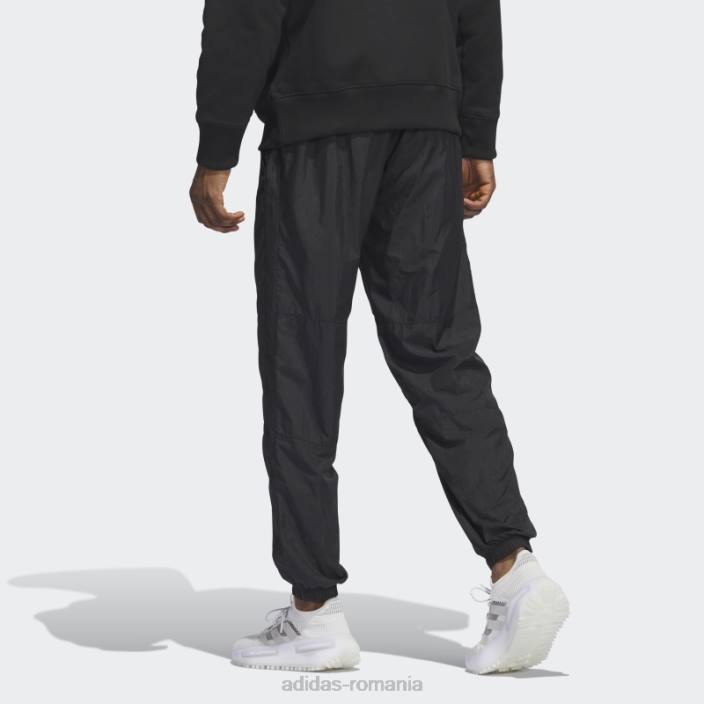 Adidas pantaloni negri premium essentials crinkle nylon adidas bărbați negru 2JBN5481