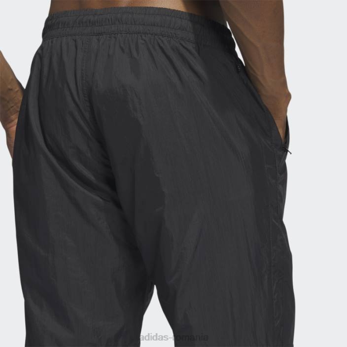 Adidas pantaloni negri premium essentials crinkle nylon adidas bărbați negru 2JBN5481