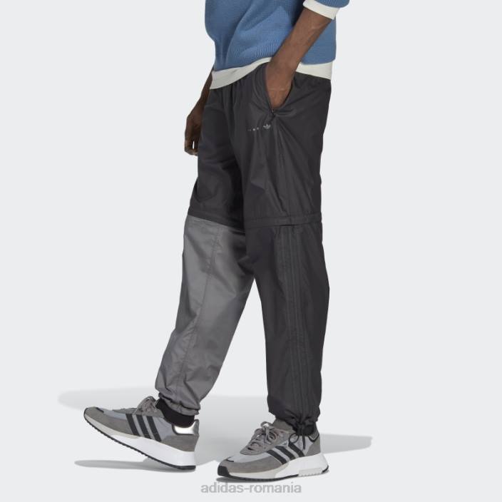 Adidas pantaloni negri reclaim utilitar adidas bărbați negru 2JBN7227