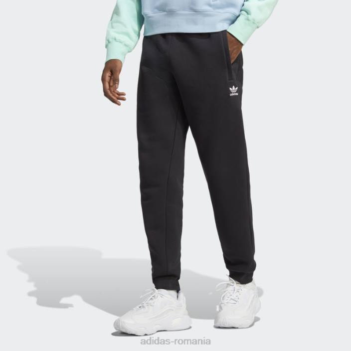 Adidas pantaloni negri trefoil essentials adidas bărbați negru 2JBN933