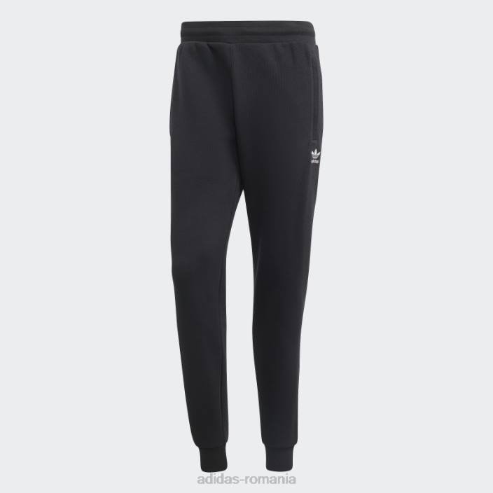 Adidas pantaloni negri trefoil essentials adidas bărbați negru 2JBN933