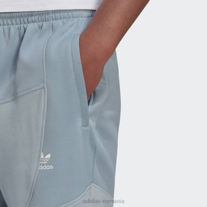 Adidas pantaloni scurți adicolor interlock gri bărbați gri 2JBN14720