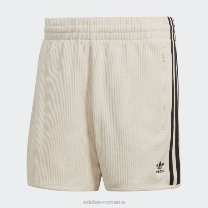 Adidas pantaloni scurți adidas clasici waffle alb adicolor bărbați alb 2JBN6081