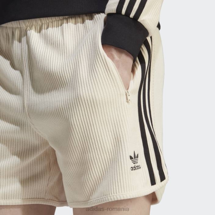 Adidas pantaloni scurți adidas clasici waffle alb adicolor bărbați alb 2JBN6081