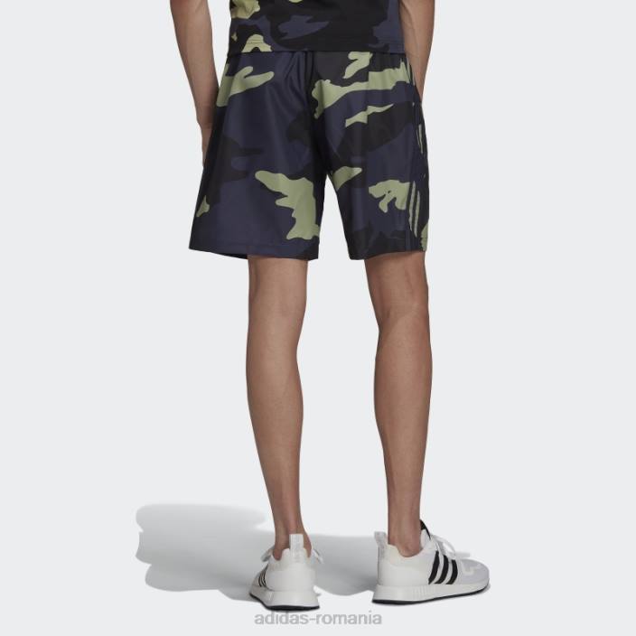 Adidas pantaloni scurți camo cu grafică bleumarin bărbați marina 2JBN14639