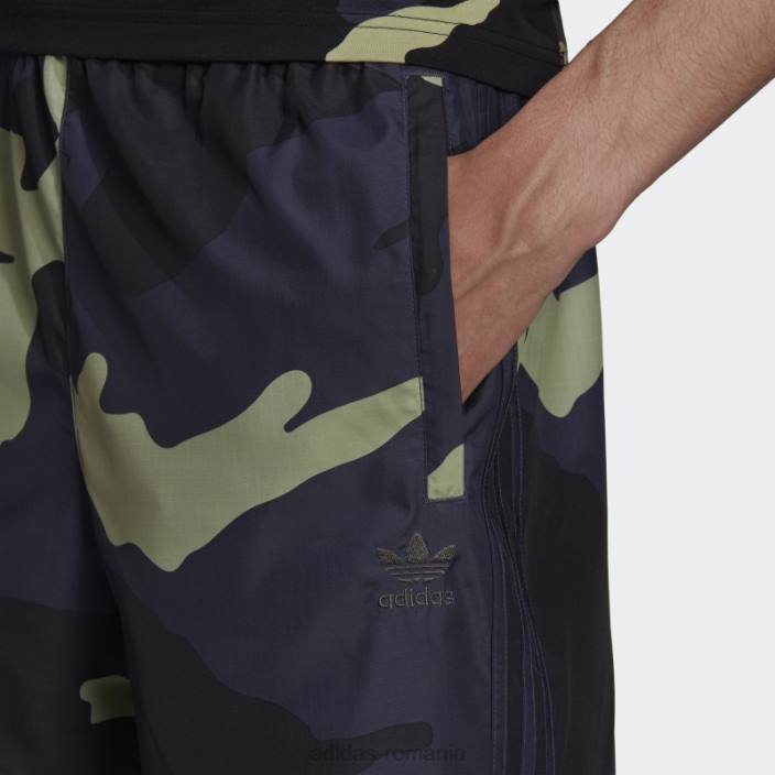 Adidas pantaloni scurți camo cu grafică bleumarin bărbați marina 2JBN14639