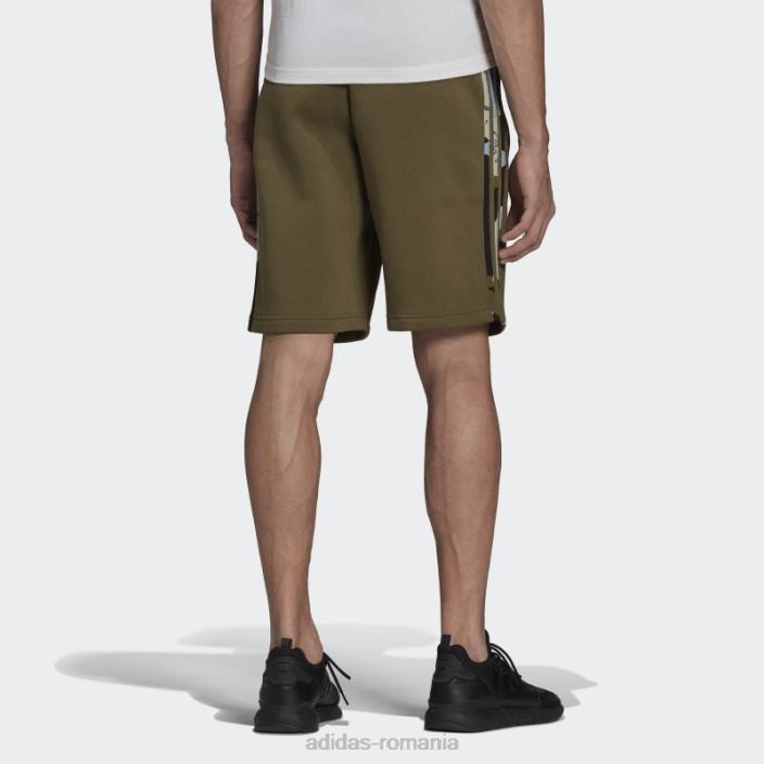 Adidas pantaloni scurți camo cu grafică olive bărbați măsline 2JBN15307