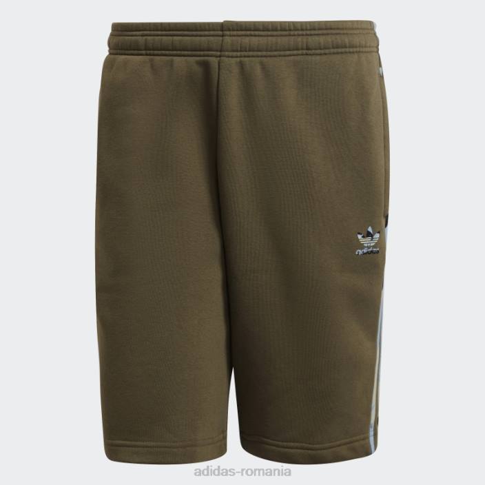 Adidas pantaloni scurți camo cu grafică olive bărbați măsline 2JBN15307