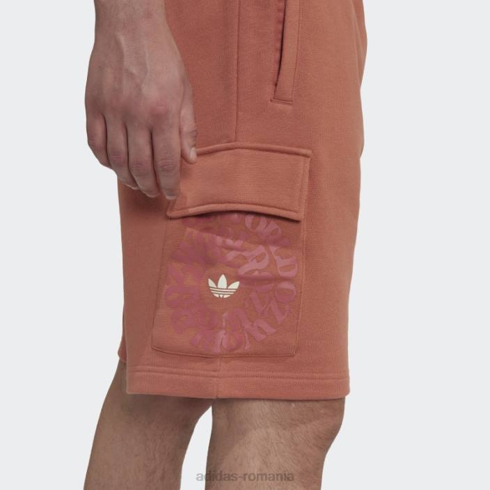 Adidas pantaloni scurți cargo ozworld grafic pământ bărbați Pământ 2JBN14921