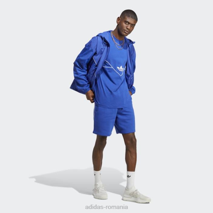 Adidas pantaloni scurți de arhivă sezonier adicolor albastru bărbați albastru 2JBN7277