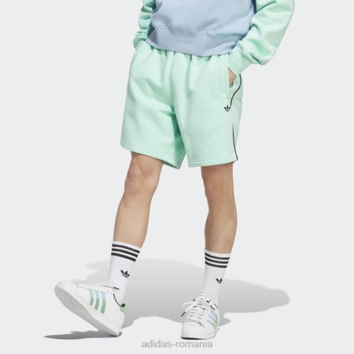 Adidas pantaloni scurți de arhivă sezonier adicolor verzi bărbați verde/negru 2JBN5554