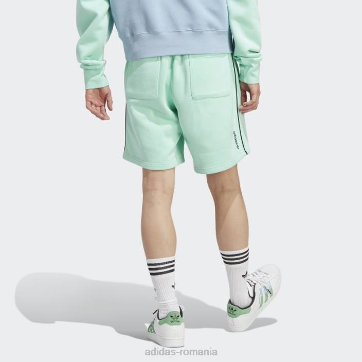 Adidas pantaloni scurți de arhivă sezonier adicolor verzi bărbați verde/negru 2JBN5554