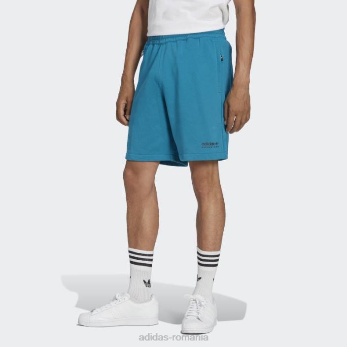 Adidas pantaloni scurți de aventură fierbinți teal bărbați teal 2JBN5535