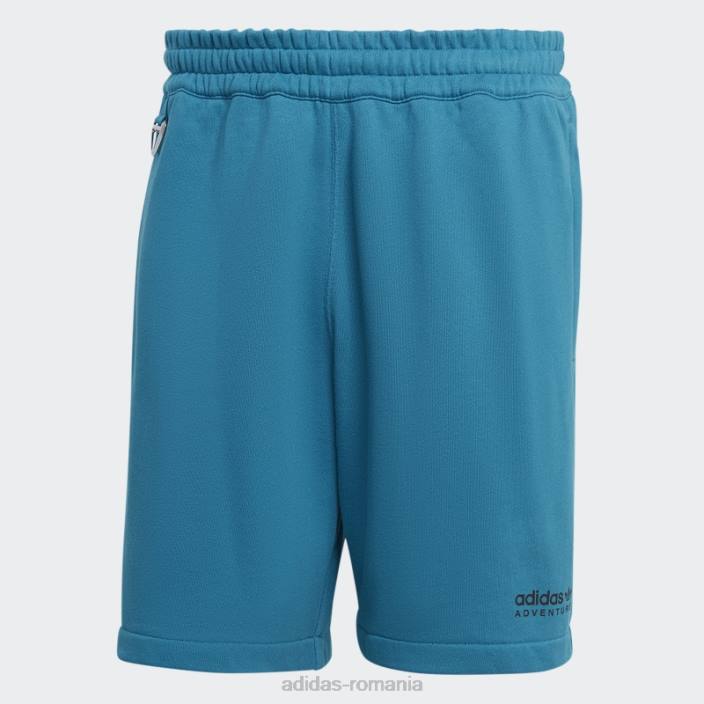 Adidas pantaloni scurți de aventură fierbinți teal bărbați teal 2JBN5535