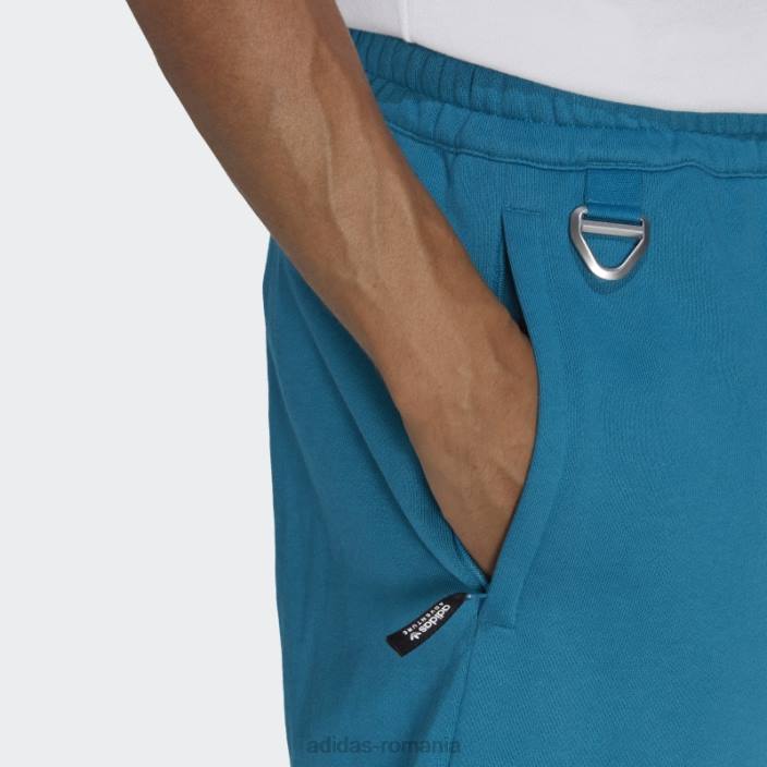 Adidas pantaloni scurți de aventură fierbinți teal bărbați teal 2JBN5535