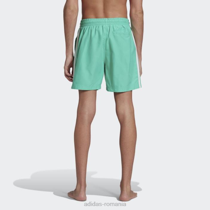 Adidas pantaloni scurți de baie adicolor classics cu 3 dungi hi-res verde bărbați verde de mare rezoluție 2JBN15007