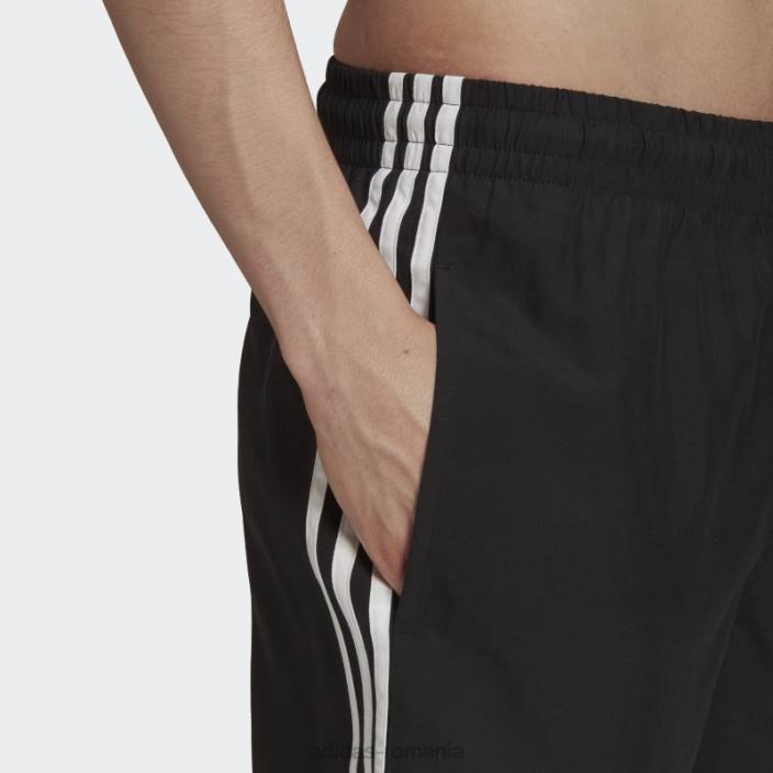 Adidas pantaloni scurți de baie adicolor classics cu 3 dungi negru adidas bărbați negru 2JBN5460