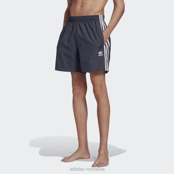 Adidas pantaloni scurți de baie cu 3 dungi adicolor classics bleumarin bărbați marina 2JBN14585