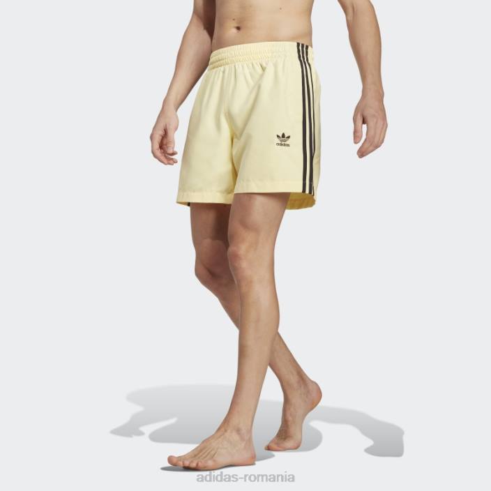 Adidas pantaloni scurți de baie galben originals adicolor cu 3 dungi bărbați galben/negru 2JBN14459