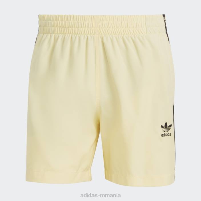 Adidas pantaloni scurți de baie galben originals adicolor cu 3 dungi bărbați galben/negru 2JBN14459