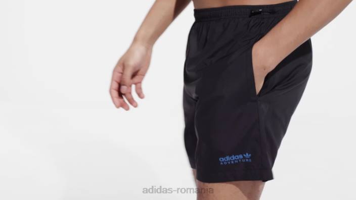Adidas pantaloni scurți de baie negru, aventură, cu val de lemn bărbați negru 2JBN14937