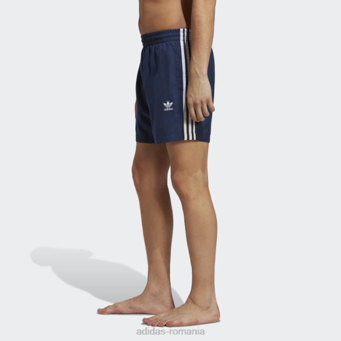 Adidas pantaloni scurți de baie night indigo originals adicolor cu 3 dungi bărbați noapte indigo/alb 2JBN13451