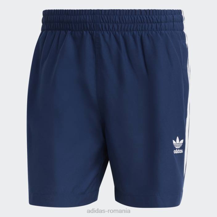 Adidas pantaloni scurți de baie night indigo originals adicolor cu 3 dungi bărbați noapte indigo/alb 2JBN13451