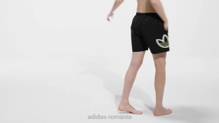 Adidas pantaloni scurți de baie sprt black hot bărbați negru 2JBN7096