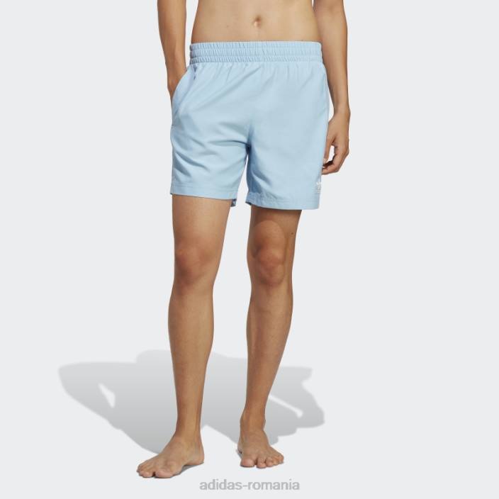 Adidas pantaloni scurți de baie uni adidas originals essentials bărbați albastru alb 2JBN13917