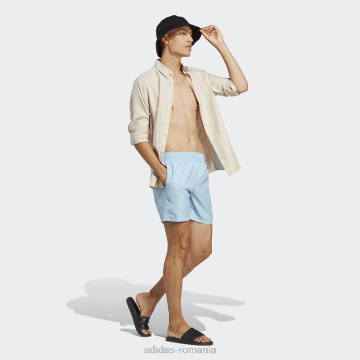 Adidas pantaloni scurți de baie uni adidas originals essentials bărbați albastru alb 2JBN13917