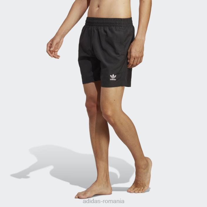 Adidas pantaloni scurți de baie uni originals essentials negri adidas bărbați alb negru 2JBN13326